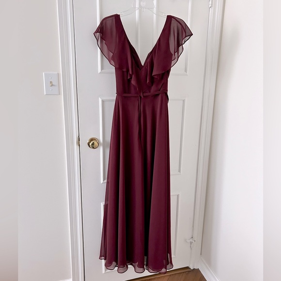 Burgundy Bridesmaid or Wedding Guest Dress - Picture 2 of 5